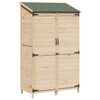vidaXL Sodo Sandėlys Natūrali 106,5 x 56 x 176 cm Apdirbta mediena