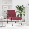 vidaXL krėslas Vyno raudona 59 x 75 x 78 cm audinys