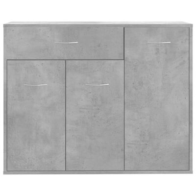 vidaXL Šoninė spintelė, betono pilkos spalvos, 88x30x70cm, MDP