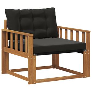 vidaXL Lauko sofos komplektas Kietasis akacijos medis ir Textilene