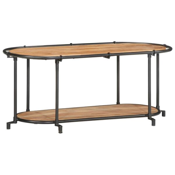 vidaXL Televizoriaus spintelė, 100x42x40cm, akacijos medienos masyvas