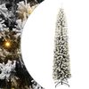 vidaXL Dirbtinė Kalėdų eglutė Žalia 210 cm PVC, plienas ir plastikas