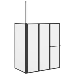 vidaXL Du&scaron;o sienelė Balta 120 x 70 x 137 cm Aliuminis