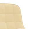 vidaXL Pasukamos valgomojo kėdės, 6vnt., kreminės spalvos, aksomas