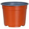 vidaXL Apvalus gėlių vazonas 50 vnt. Terakotos &Oslash; 10 x 8 cm Plastmasė