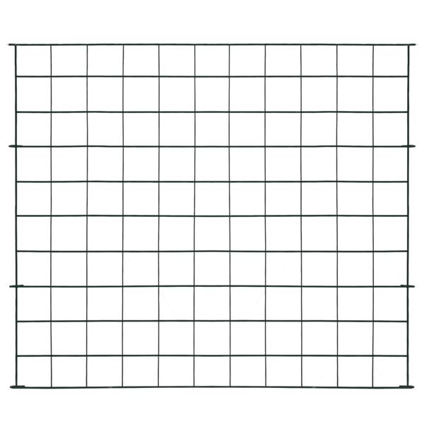 vidaXL Sodo tvoros rinkinys, žalios spalvos, 77,5x64cm