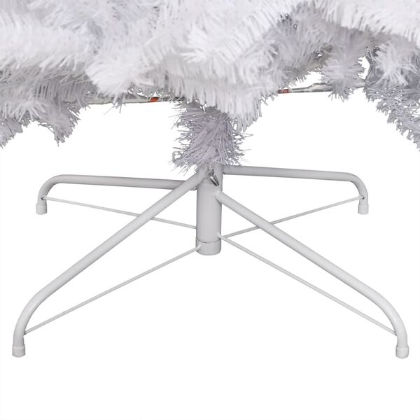 vidaXL Dirbtinė eglutė su &scaron;arnyrinėmis &scaron;akomis, 270cm, dengta sniegu