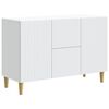 vidaXL Kabalas su stalčių Balta 89 x 34,5 x 60 cm Apdirbta mediena