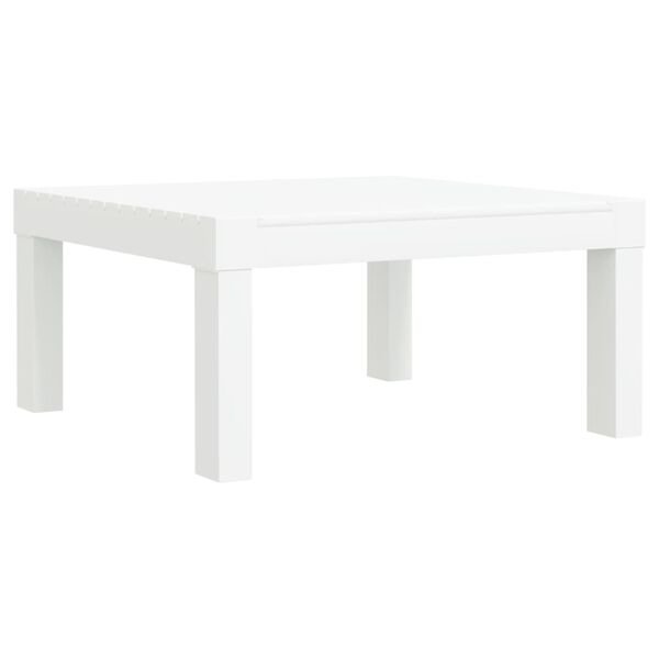 vidaXL Saulės gultas su pagalvėlėmis, baltos spalvos, PP