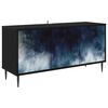 vidaXL Televizoriaus spintelė RAALTE 102 x 33 x 51 cm Juodojo ąžuolo