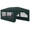 vidaXL Proginė palapinė, žalia, 3x9 m