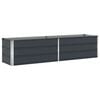 vidaXL Lovelis Antracitas 195 x 50 x 45 cm Cinkuota plienas