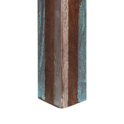 vidaXL Valgomojo stalas, 118x60x76cm, medienos masyvas, vint. st.