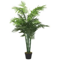 vidaXL Dirbtinė palmė, žalios spalvos, 80cm, 18 lapų