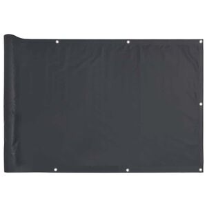 vidaXL Privatumo suteikianti pertvara, antracito, 500x75cm, PVC