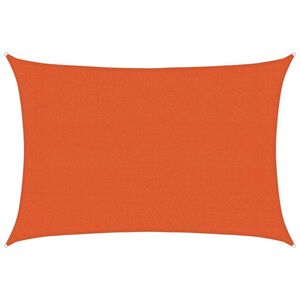 vidaXL Burė nuo saulės, oranžinės spalvos, 3x4,5m, HDPE, 160g/m&sup2;