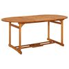 vidaXL Sodo valgomojo stalas, 180x90x75 cm, akacijos medienos masyvas