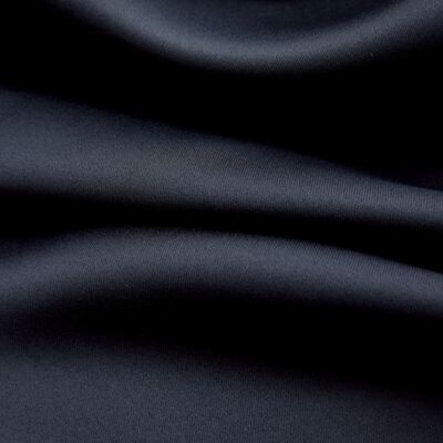 vidaXL Naktinės užuolaidos su žiedais, 2vnt., juodos, 140x225cm