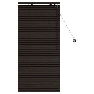 vidaXL Venecijos žaliuzės Tamsiai rudas 65 x 130 cm 35 mm