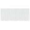 vidaXL Nėrinių Užuolaida Gėlių Balta 160 x 600 cm Poliesteris