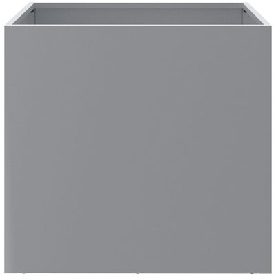 vidaXL Lovelis, sidabrinės spalvos, 49x47x46cm, galvanizuotas plienas