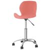vidaXL Pasukama valgomojo kėdė, rožinės spalvos, aksomas
