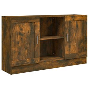 vidaXL &Scaron;oninė spintelė, dūminio ąžuolo, 120x30,5x70cm, mediena