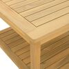 vidaXL &Scaron;oninis stalas Natūralus aliejus 45 x 45 x 45 cm