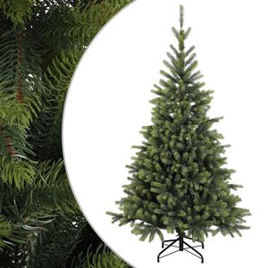 vidaXL Dirbtinė Sulankstoma Kalėdų Eglutė 120 cm PVC ir metalas Žalia