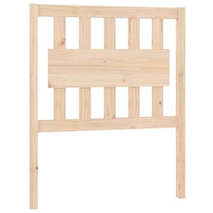 vidaXL Lovos galvūgalis, 80,5x4x100cm, pu&scaron;ies medienos masyvas