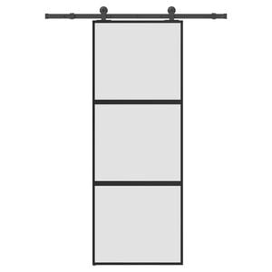 vidaXL Stumdomos durys su įrangos rinkiniu, 76x205cm