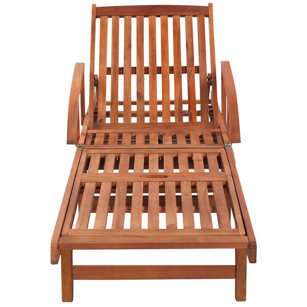 vidaXL Saulės gultas, akacijos medienos masyvas