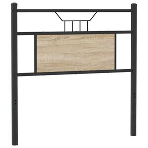 vidaXL Pakaitinis galvūgalis Sonoma ąžuolas 80 cm Mediena ir plienas