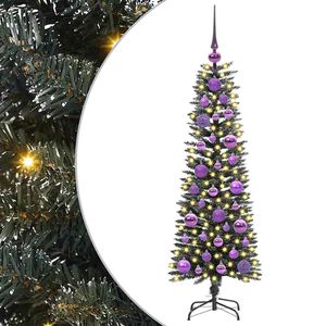 vidaXL Dirbtinė Kalėdų eglutė Žalia 120 cm PVC, plastikas ir plienas