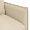vidaXL Sofa 2 pcs Kreminė 196 x 82 x 85 cm audinys