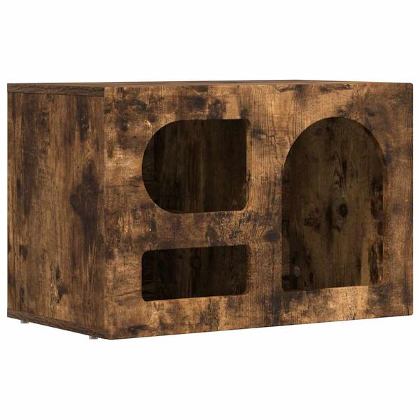 vidaXL Televizoriaus spintelė Rūkyta ąžuolas 60 x 35 x 40 cm