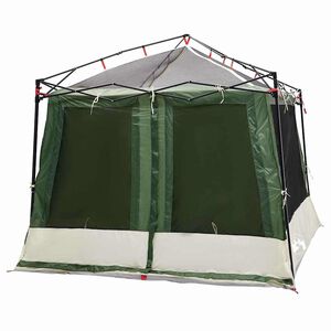 vidaXL Vidinė palapinė su stogu Žalia 291 x 291 x 240 cm tafta