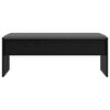 vidaXL Koridoriaus suolas su pagalve Juodas ąžuolas 103 x 38 x 40 cm