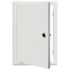 vidaXL Prieigos skydas Balta 33 x 23 x 3 cm Plienas