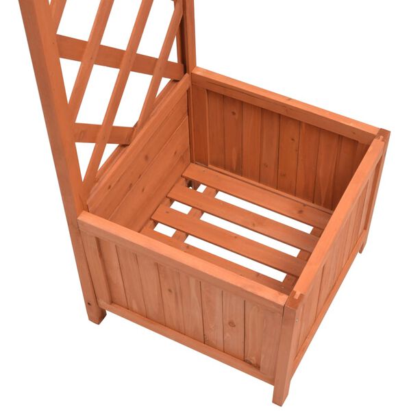 vidaXL Treliažas, rožių arka su vazonais, 180x40x205 cm