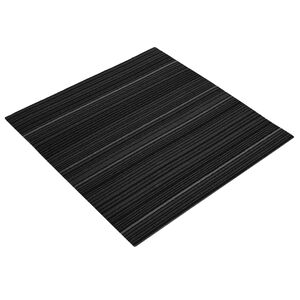 vidaXL Kilimų plytelė Dryžuota tamsiai pilka 50 x 50 cm 20 vnt.