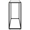 vidaXL Konsolinis staliukas, baltas, 100x35x75cm, grūdintas stiklas