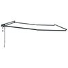 vidaXL Rankinis markizės rėmas su LED Antracitas 4 &times; 3 m Aliuminis