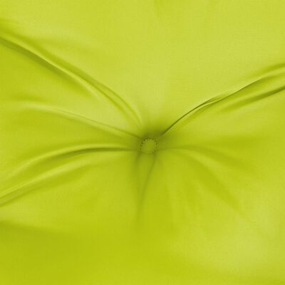vidaXL Palečių pagalvėlės, 4vnt., ryškiai žalios, 50x50x7cm, audinys