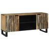 vidaXL TV vienetai 105 x 33 x 46 cm Ruda Apdirbta mediena