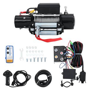 vidaXL Elektrinė gervė, 12 V 5909 kg