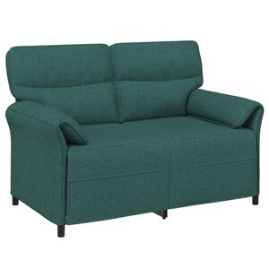 vidaXL Sofa 100% poliesteris metalinis rėmas MDF, fanera