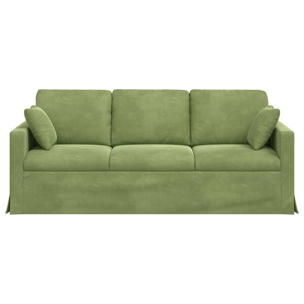 vidaXL Sofa &Scaron;viesiai žalia Bendri matmenys: 198 x 78 cm (P X G x A)