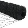 vidaXL Tvora su stulpais Pilka 0,5 x 100 m Plienas ir PVC
