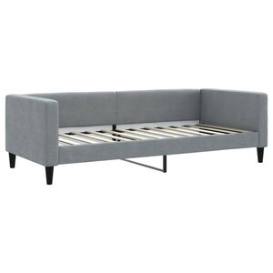 vidaXL Sofa, &scaron;viesiai pilkos spalvos, 90x200cm, audinys